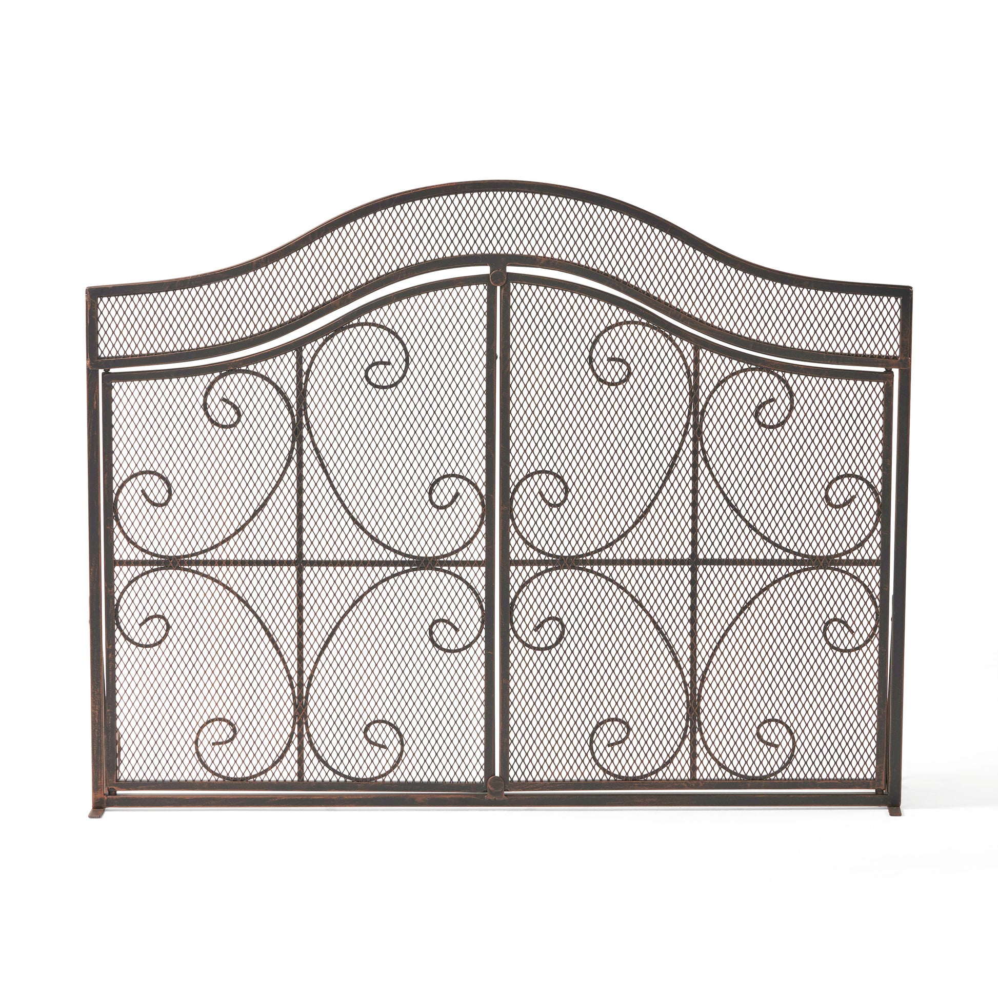 Fire Screen Black Iron
