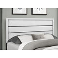 Mirage White Full Bed White Rubber Wood