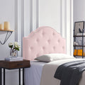 Twin Size Headboard Twin Blush Fabric