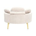 3206Beigecomfortable Seating Suitable For Small Apartment Bedroom Space Balcony Small Sofa Bed Lazy Small Sofa Sofa With Small Coffee Table Lunch Break Leisure Afternoon Tea Ti Beige Corduroy 1 Seat