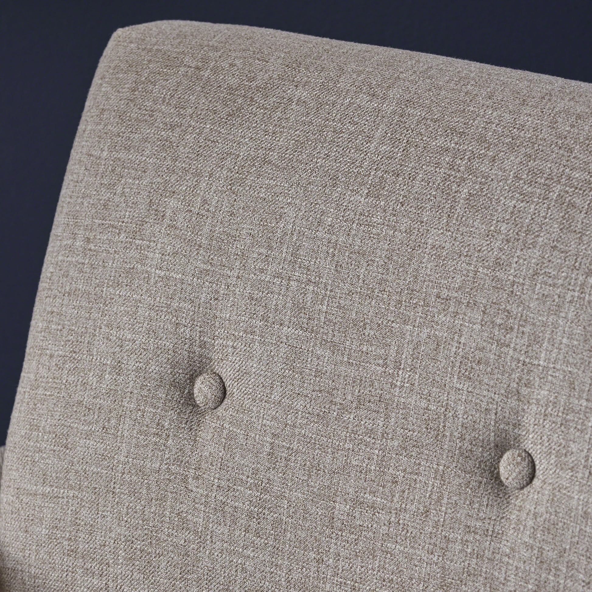 Club Chair Beige Fabric