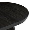 Retro Extendable Dining Table With A 16 Inch Middle Leaf For Dining Room And Kitchen Espresso Espresso Solid Wood Mdf