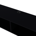 Floating Tv Stand Moore, Living Room, Black Black 60 69 Inches Engineered Wood