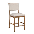 Oslo Counter Chair Set Of 2 Light Brown Light Brown Wood