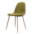 Dining Chair Green Fabric