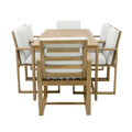 Patio Dining Set Outdoor Dining Table and Chair Set yes-light teak-weather resistant frame-water