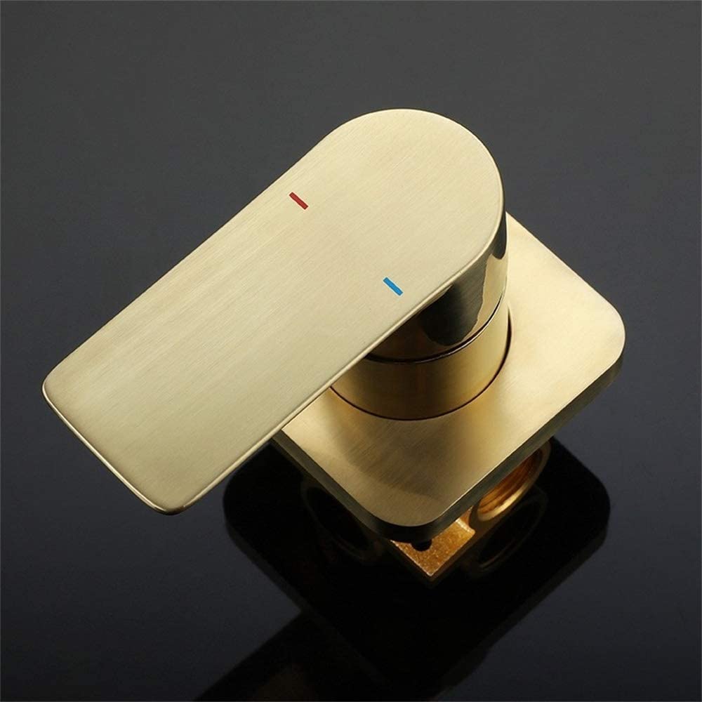 Waterfall Bathroom Sink Faucet Brushed Gold Brass