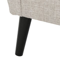 Club Chair Beige Fabric