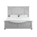Mariano Gray King Panel Bed King Gray Engineered Wood