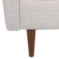 Club Chair Beige Fabric