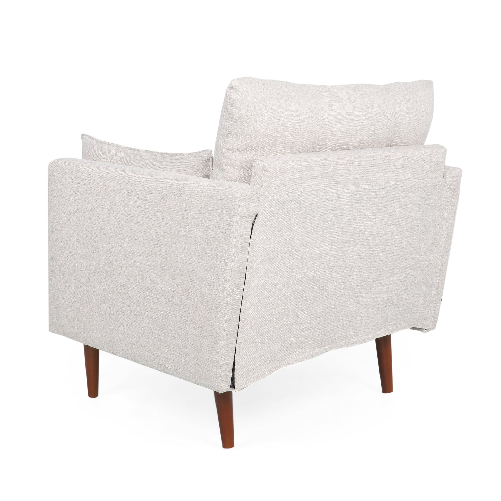 Club Chair Beige Fabric