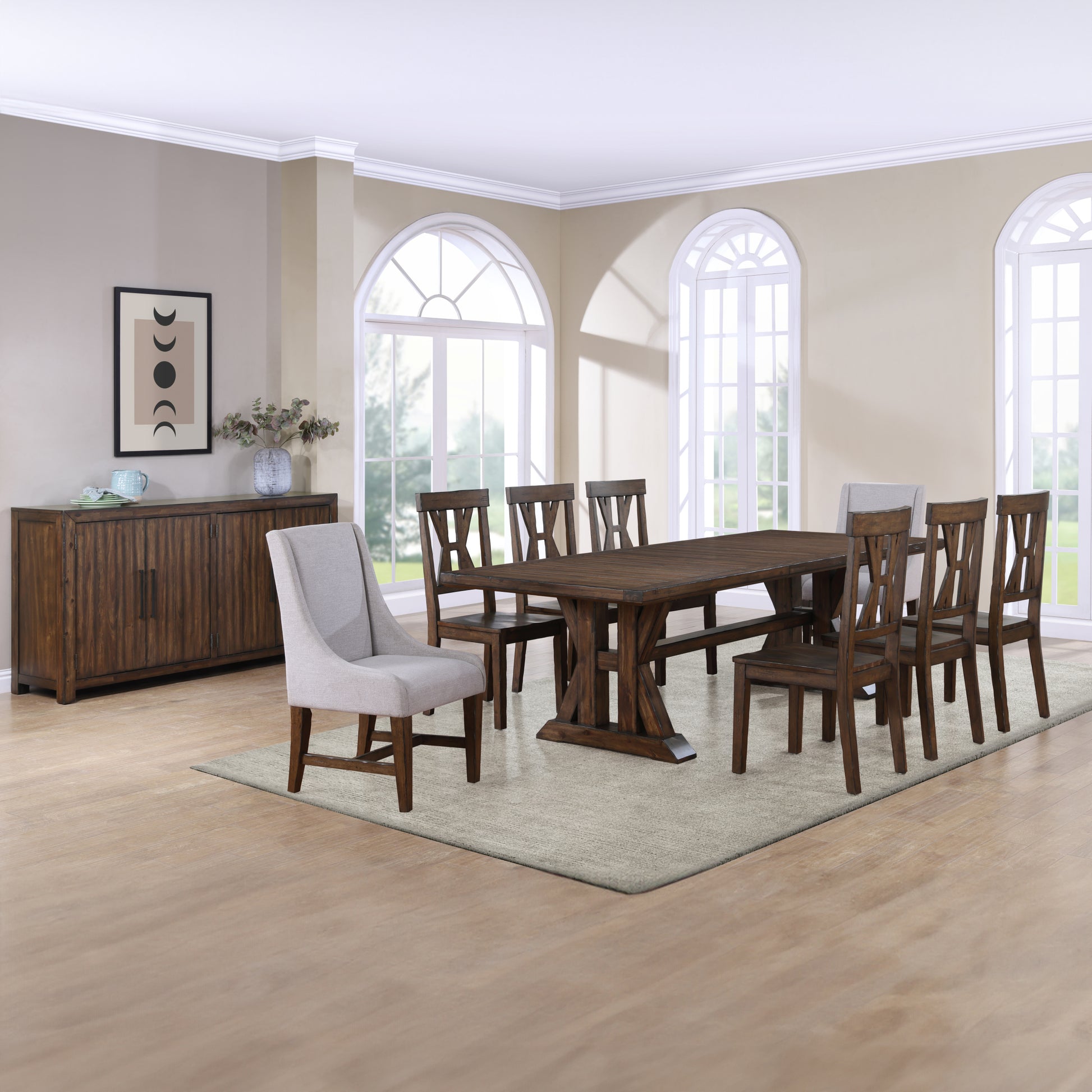 Auburn Arm Chair Set Of 2 White White Wood