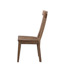 Riverdale Side Chair Set Of 2 Driftwood Dark Brown Wood