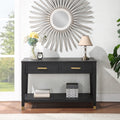 Yves Sofa Table Black Black Wood