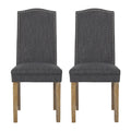 Dining Chair Charcoal Fabric