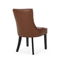 Cheney Dining Chair Kd Mp2 Set Of 2 Light Brown Pu