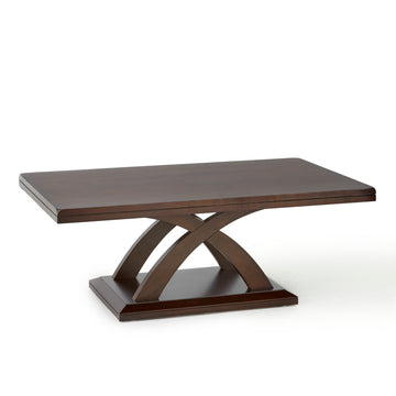 Jocelyn Cocktail Table Brown Brown Wood