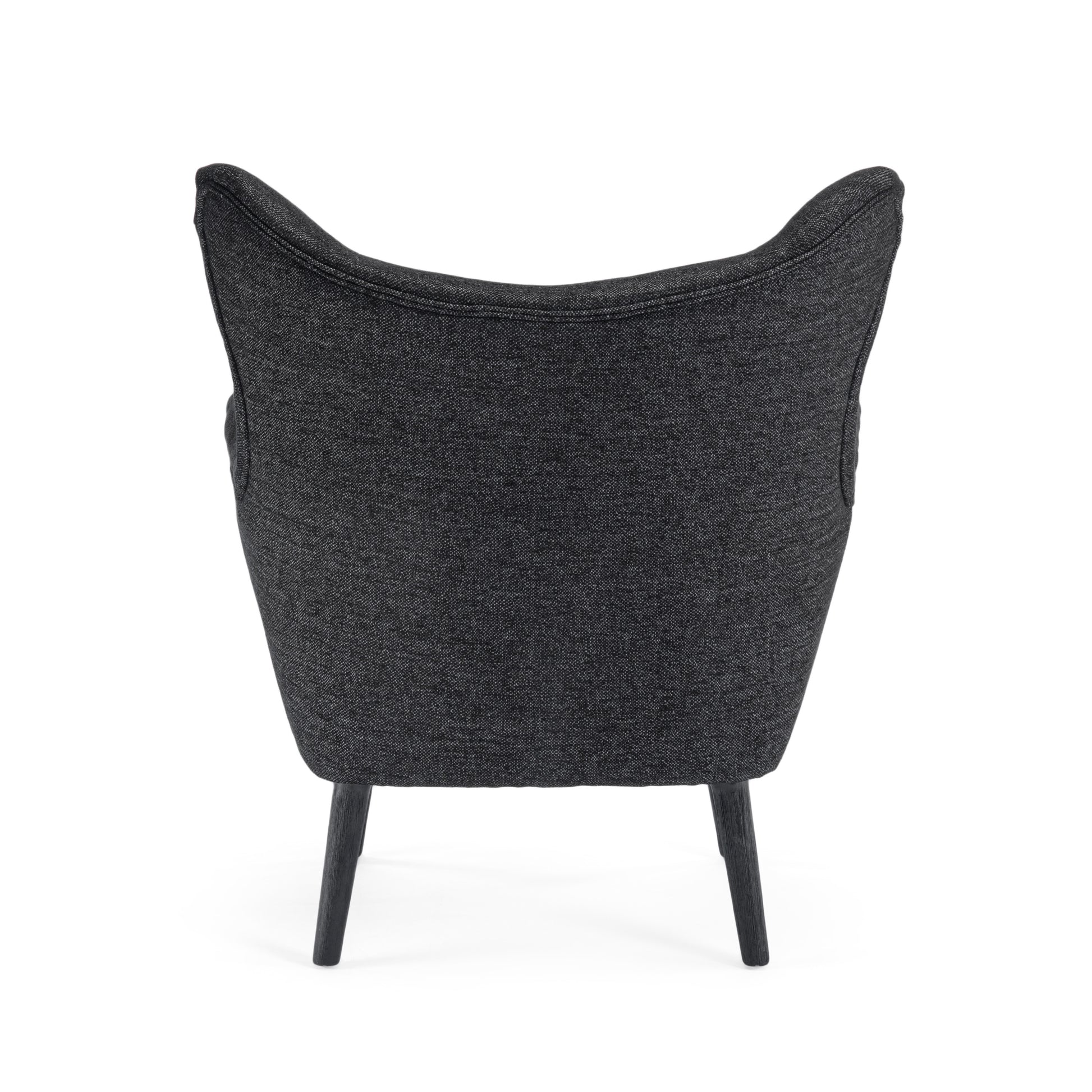 Arm Chair Black Fabric