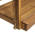 Tambora Porch Swing Teak Wood Metal