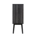 Wine Cabinet Grey Wood