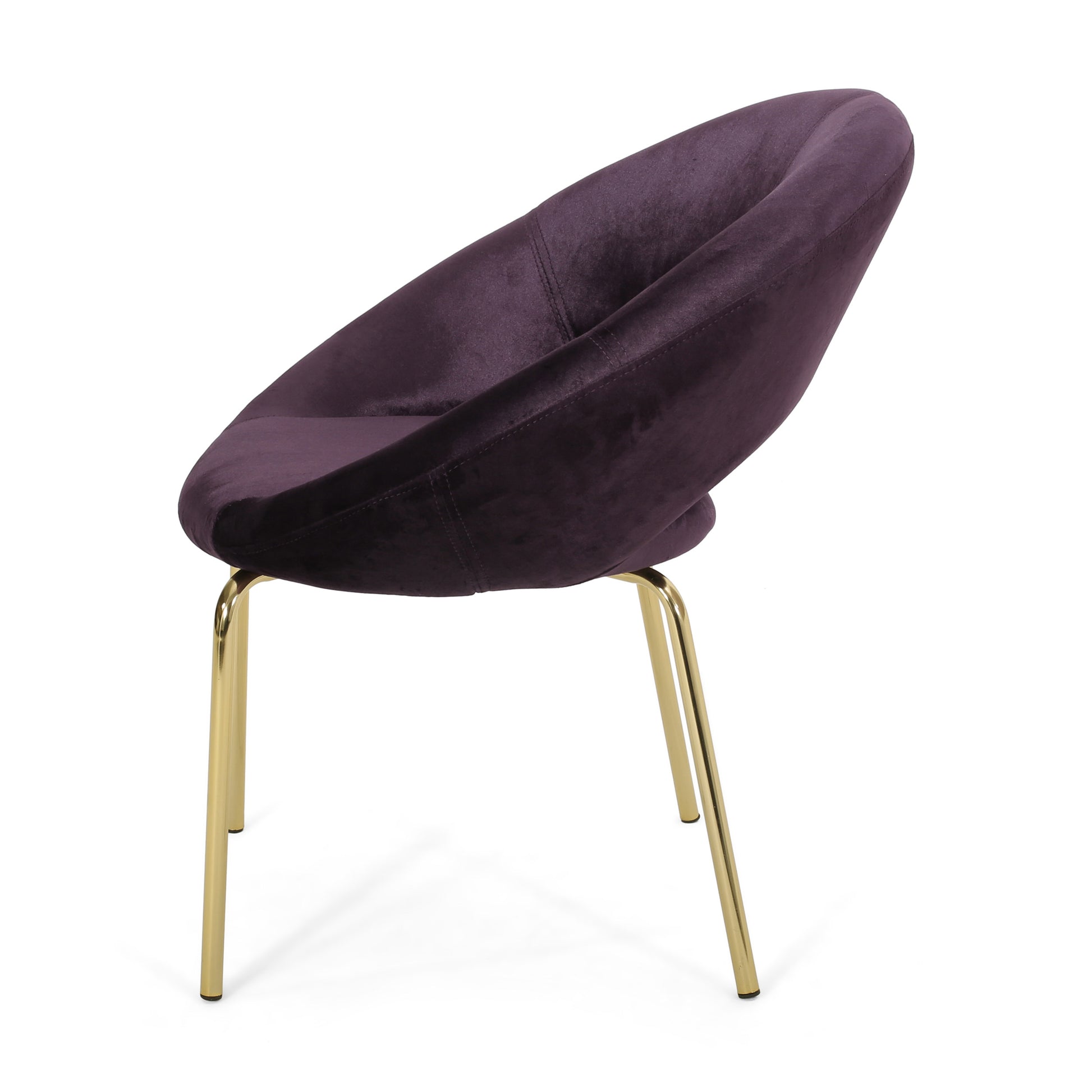 Leisure Chair Black Berry Velvet