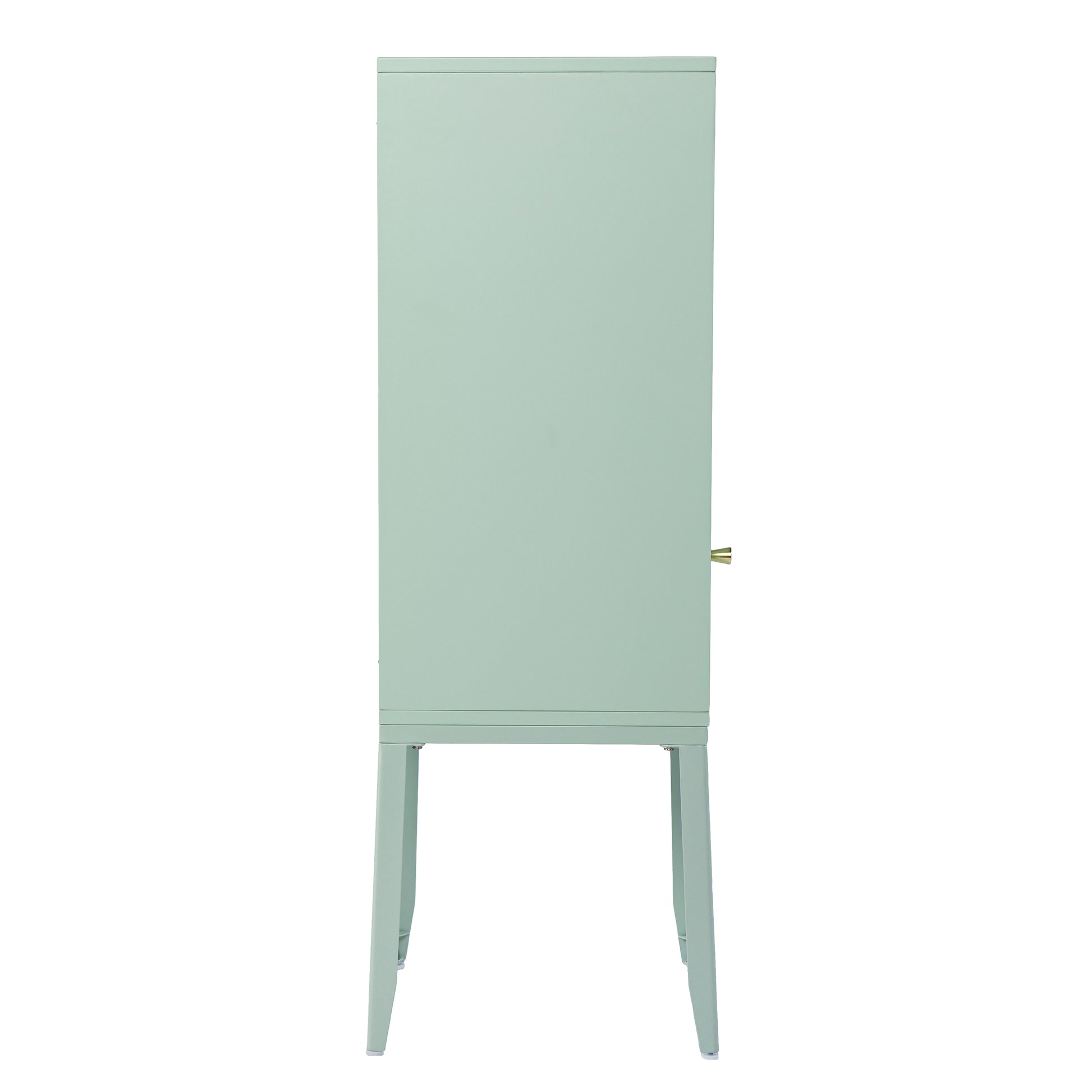 Herzo Tall Storage Cabinet Mint Mint Mdf