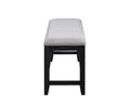 Yves Counter Bench Gray Silver White Wood