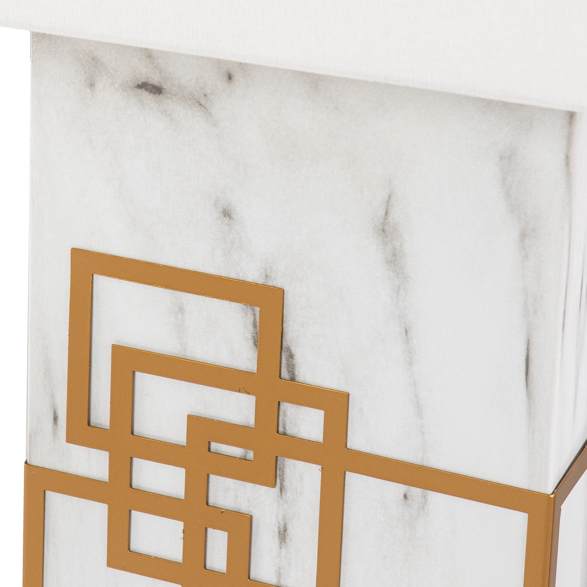 Loyden Table Lamp White Iron