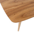 Coffee Table Natural Rubber Wood