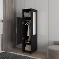 Wardrobe Boston, Bedroom, Black Black Engineered Wood