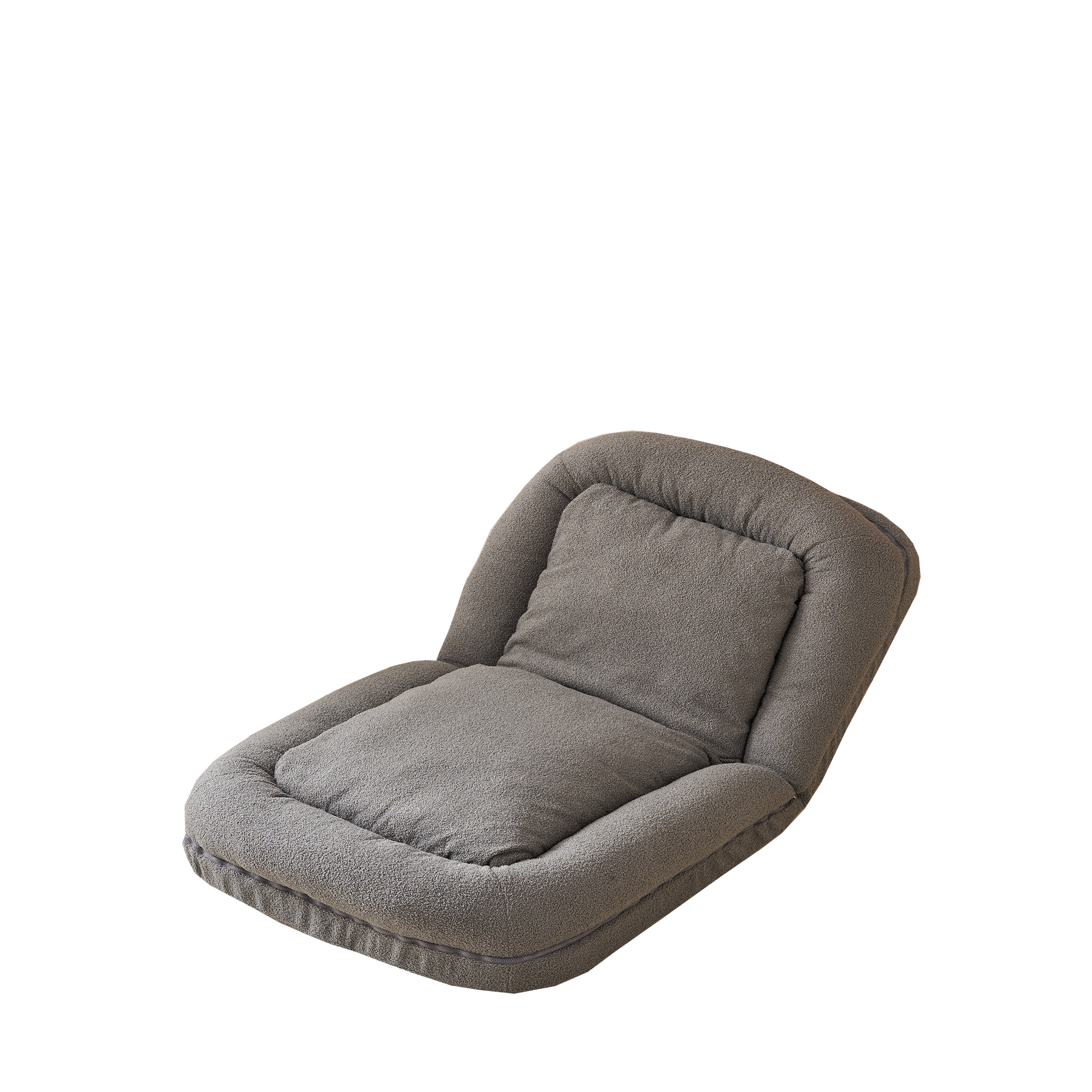 Triple Fold Down Sofa Bed,Gy Grey Metal Cotton Metal