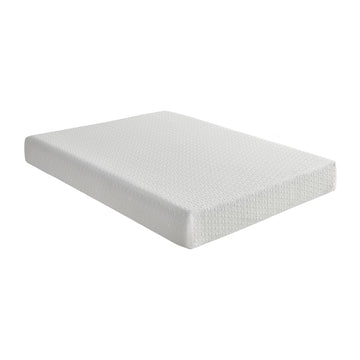 8" Queen Mattresscool Gel Memory Foam Mattress, White, Mattress In A Box, Firm Comfort Mattress White Bedroom Foam Queen