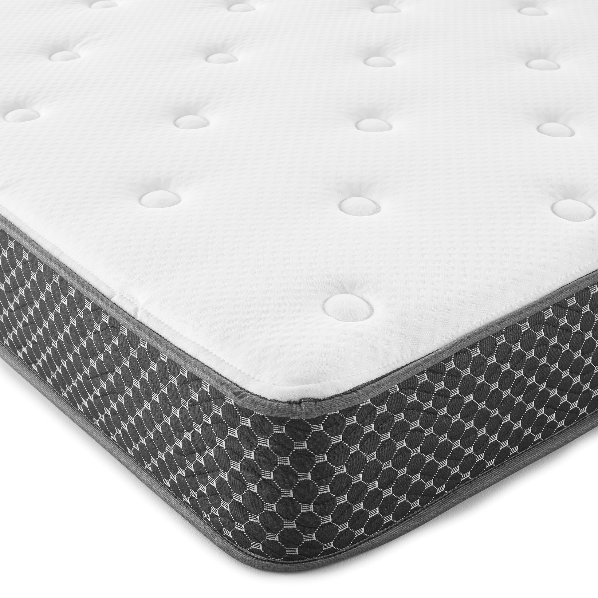 6" Quilted Foam Firm Full Mattress White Foam Full