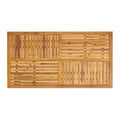 Hermosa 59 Inch Rectangular Wood Table Teak Acacia Wood