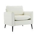 Ts Cat Paw Leather Upholstered Sofa Cream White Leather 1 Seat