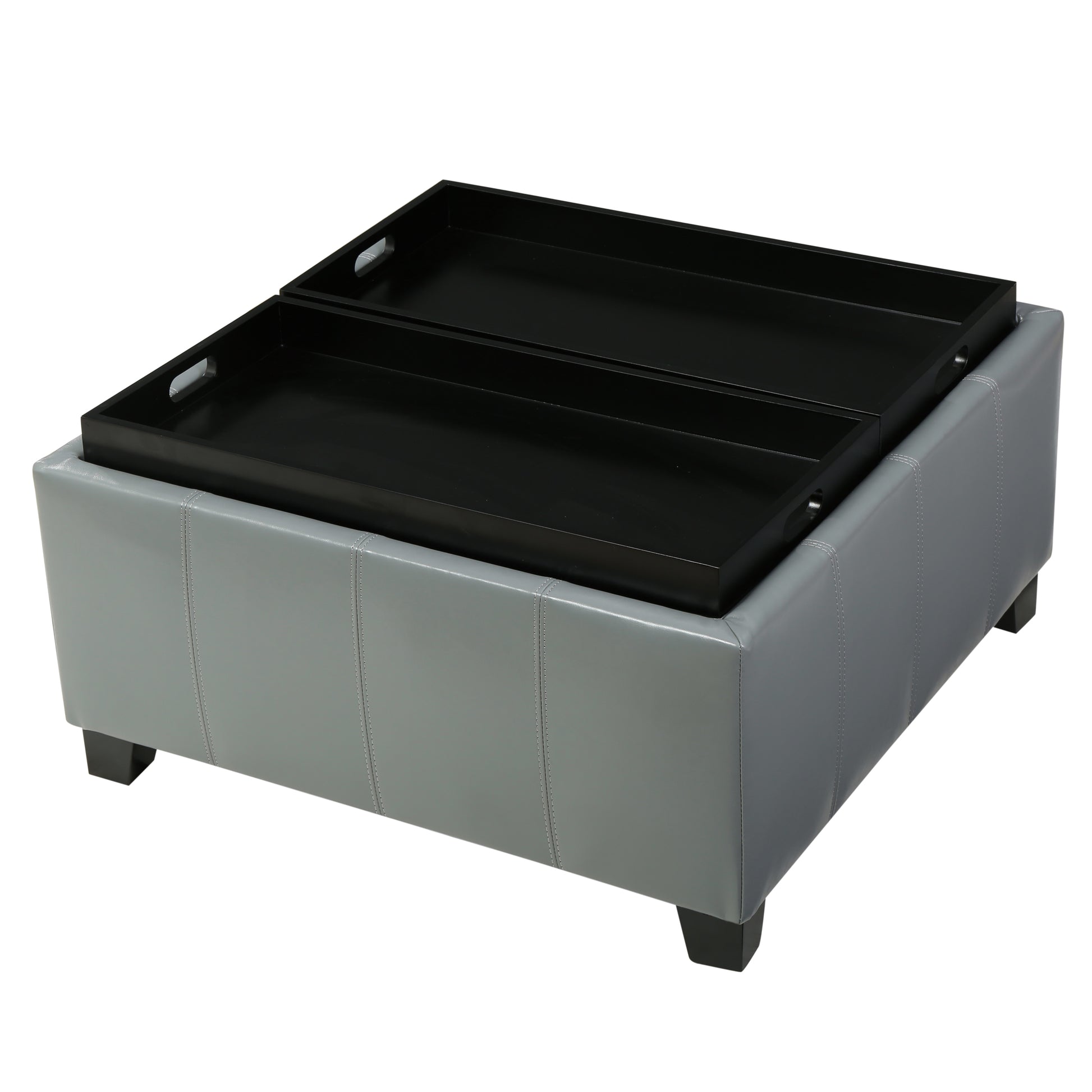 Mansfield Ottoman Beacon Grey Pu