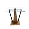 Modern Minimalist Rectangular Glass Table With 0.39