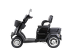 Heavy Duty 4 Wheel Mobility Scooters For Seniors & Adults 500Lbs Capacity Black Abs Pc