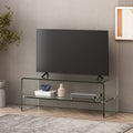 Tv Stand Clear 39 Inches Or Less Glass