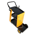 Multi Function 3 Tier Welding Cart. Gas Bottle And Accessory Storage.Welding Heavy Duty Cart For Tig Mig Welder And Plasma Cutter With Upgrade Handles And Increase Storage Space Tank Storage Yellow Black Garden & Outdoor Iron