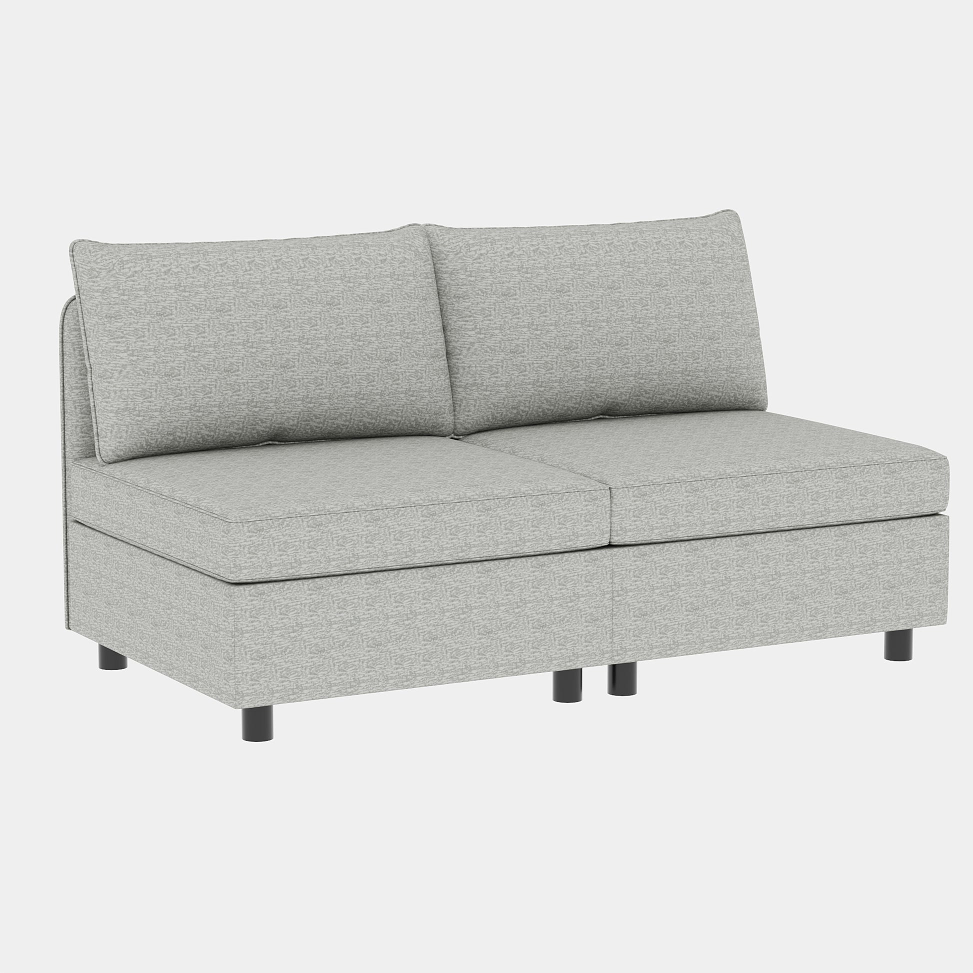 Modular Sectional Sofa, Convertible Sofa Seat With Storage, Sleeper Sectional Sofa Set, Fabric Flexible Modular Combinations For Living Room Grey Fabric 6 Seat