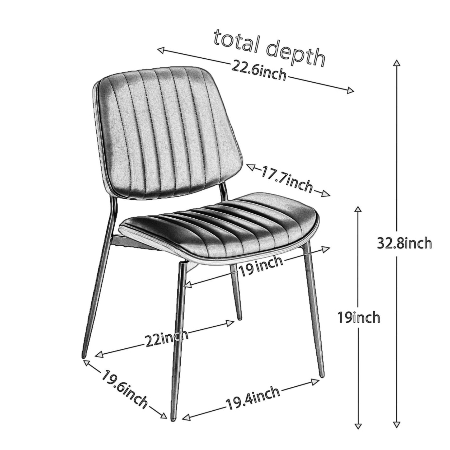 Dining Chairs Set Of 2 Mid Century Modern Retro Faux Leather Chair With Walnut Bentwood Back Upholstered Seat Metal Legs Adjustable Foot For Kitchen Dining Room Chairs Beige Pu Beige Dining Room Set Of 2 Foam Pu Leather