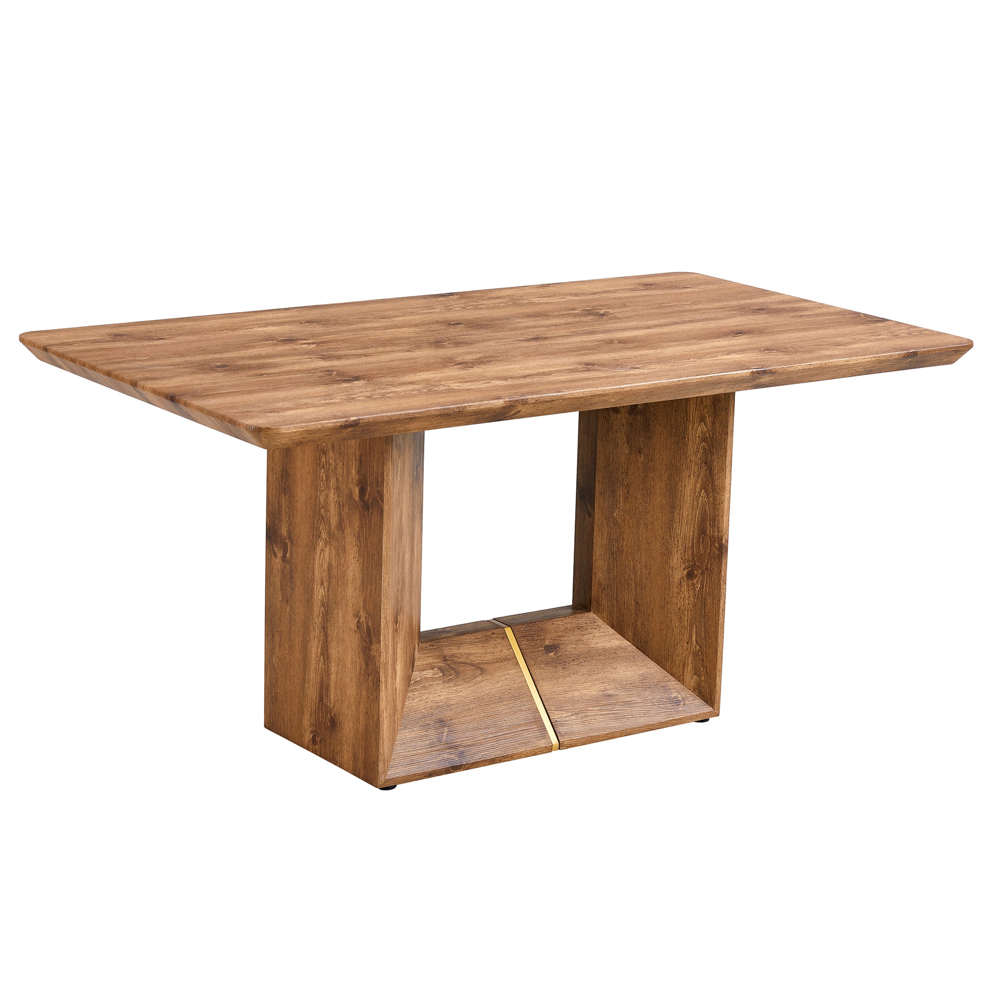 This Modern Dining Table, With Mdf Wood Color Pattern Design, Gives You A Luxurious And Elegant Feeling, Whether It Is A Family Dinner Or Entertaining Guests, You Can Add A Touch Of Elegance. Wood Mdf