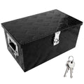 20 Inch Aluminum Truck Tool Box, Truck Bed Tool Storage Box With Side Handle,Lock And 2 Keys, 20.1