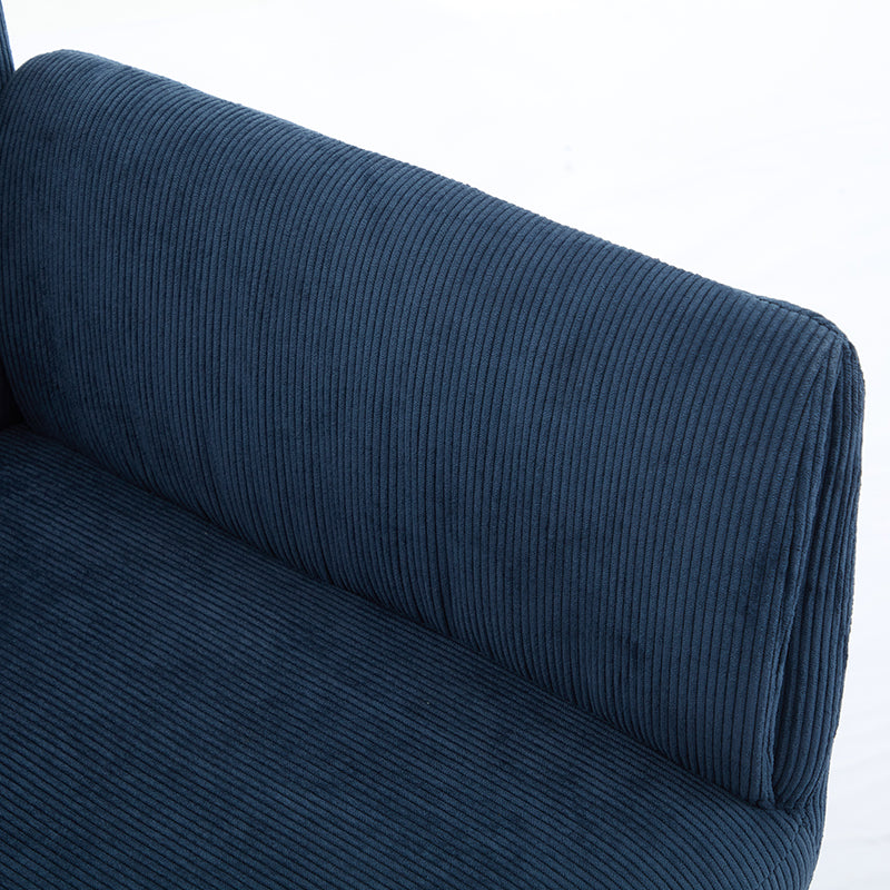 Ts Office Chair Blue Corduroy