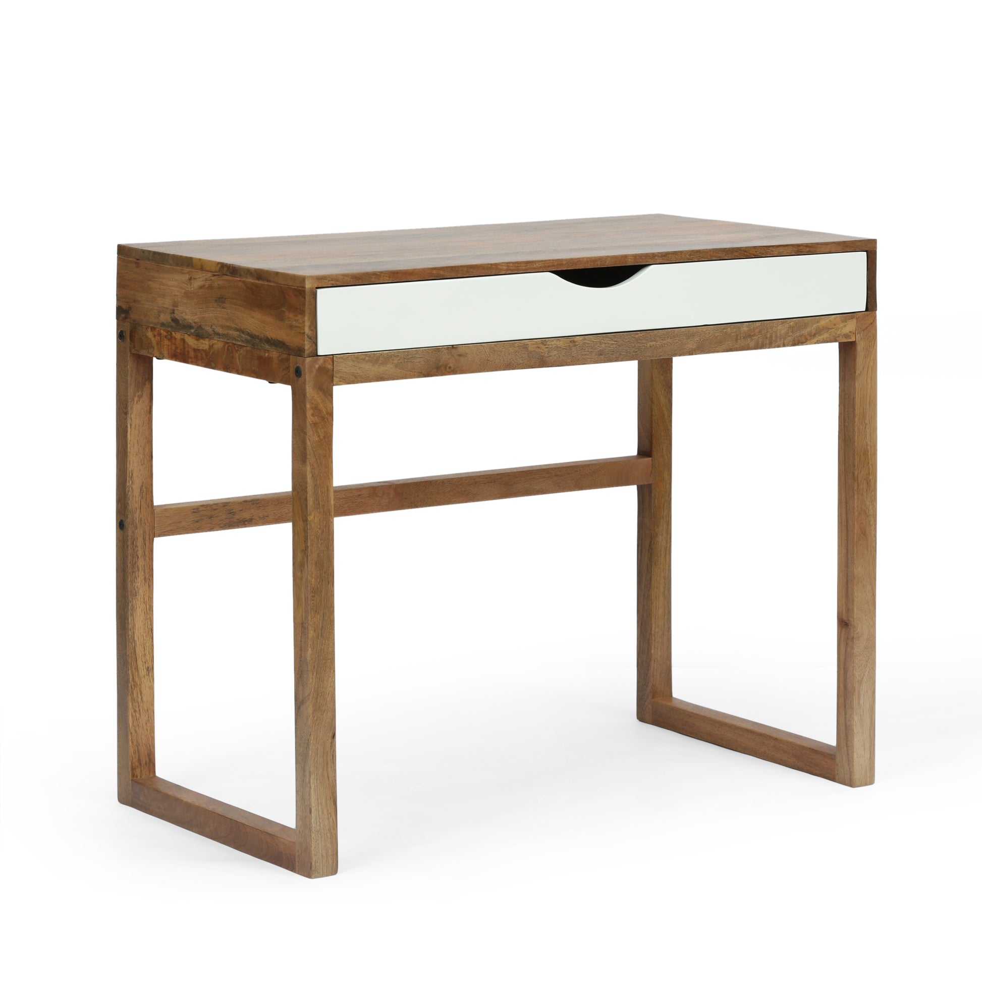 Desk Natural Solid Wood Mdf