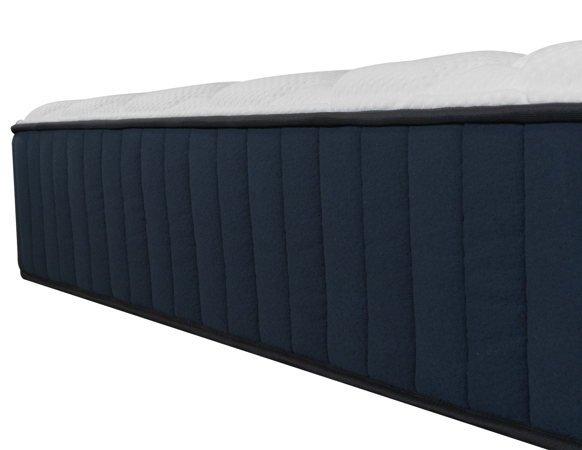 Twin Xl Size Serenity 12" Medium Tight Top Cooling Gel Memory Edge Support Pocket Spring Premium Hybrid Mattress White Black Blue Polyester Foam Spring Twin Xl