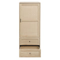 Hall Tree, Storage Cabinet, Suitable For Living Room, Entryway, Bedroom Natural Mdf