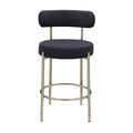 Modern Sherpa Counter Height Stools Set Of 2 -