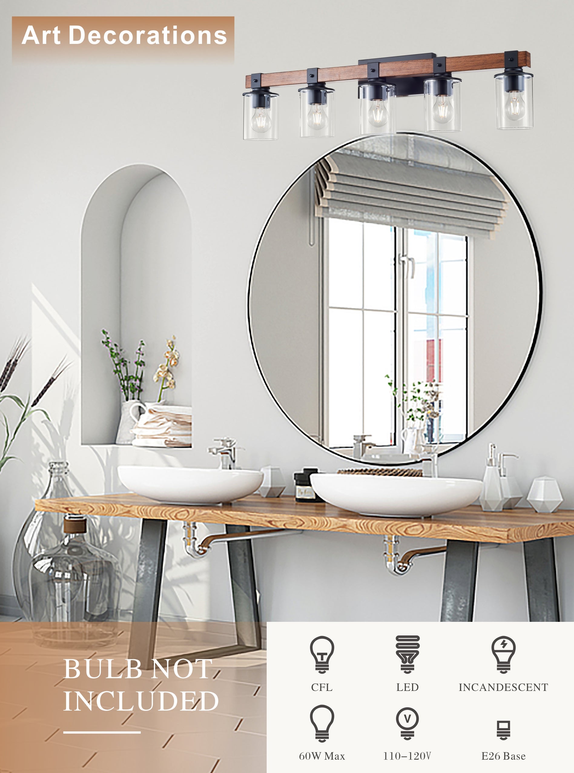 Adding Character To Your Bathroom: Bathroom Lighting Ideas
